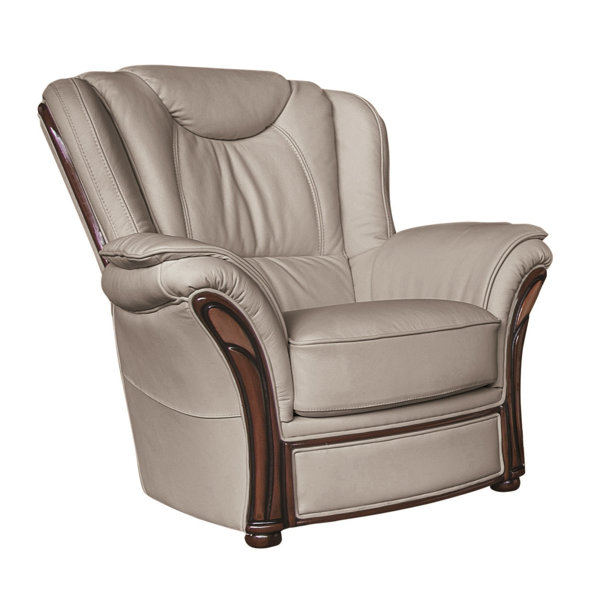 Rosalind Wheeler Abrahamson Leather Manual Recliner Wayfair.co.uk